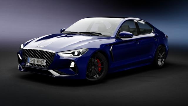 SDW Genesis G70 3.3T для Assetto Corsa