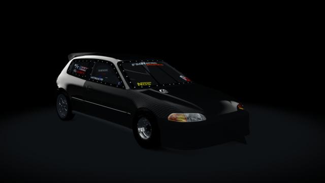 H1 Drag Civic Nossss для Assetto Corsa