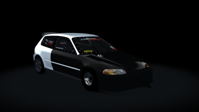 H1 Drag Civic Nossss для Assetto Corsa