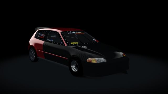 H1 Drag Civic Nossss для Assetto Corsa