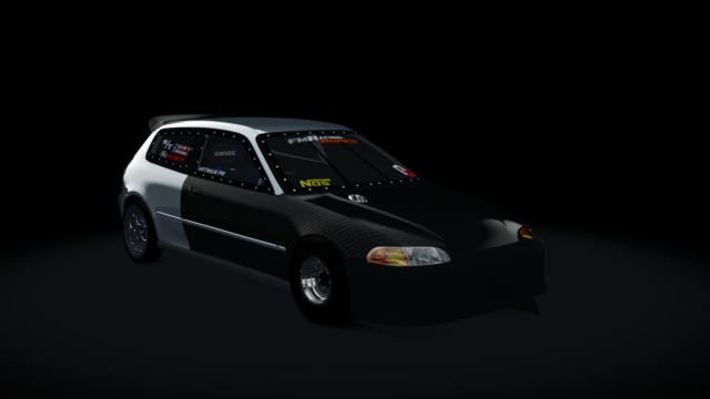 H1 Drag Civic Nossss для Assetto Corsa