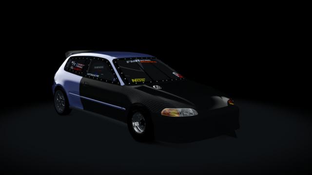 H1 Drag Civic Nossss для Assetto Corsa