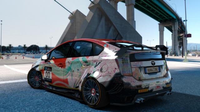 Toyota Prius GEN3 Libertywalk 2JZ для Assetto Corsa
