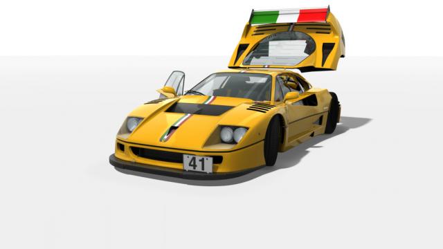 Ferrari F40 ’89 High HP Tuned for Assetto Corsa