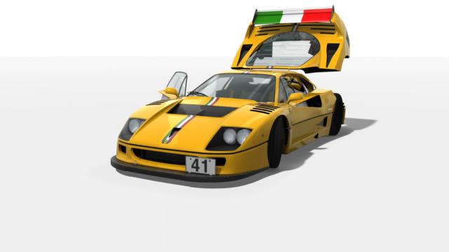 Ferrari F40 ’89 High HP Tuned for Assetto Corsa