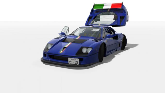 Ferrari F40 ’89 High HP Tuned for Assetto Corsa