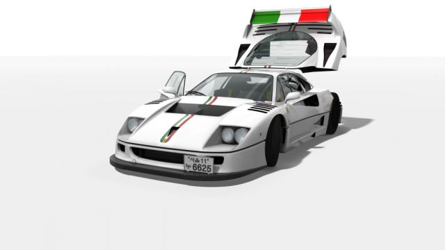Ferrari F40 ’89 High HP Tuned for Assetto Corsa