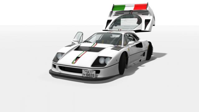 Ferrari F40 ’89 High HP Tuned for Assetto Corsa