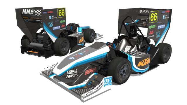 FSAE: Monash Motorsport M17c для Assetto Corsa