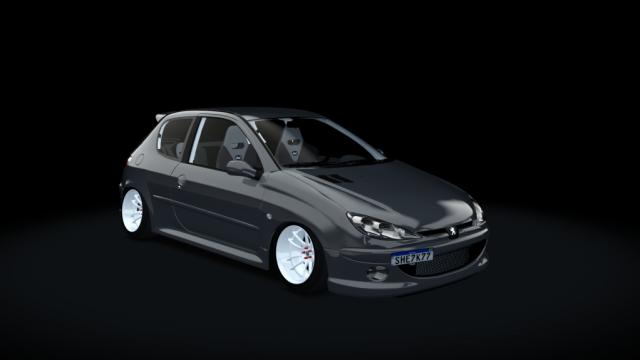 Peugeot 206 Shelby Oliver for Assetto Corsa