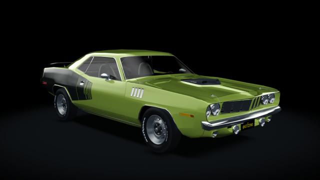 Plymouth Cuda HEMI 1971 для Assetto Corsa
