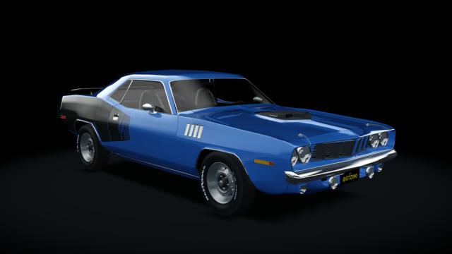 Plymouth Cuda HEMI 1971 для Assetto Corsa