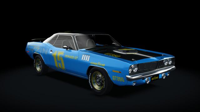Plymouth Cuda HEMI 1971 для Assetto Corsa