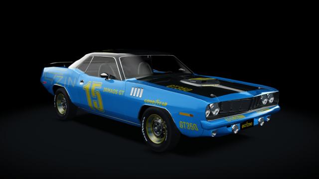 Plymouth Cuda HEMI 1971 для Assetto Corsa