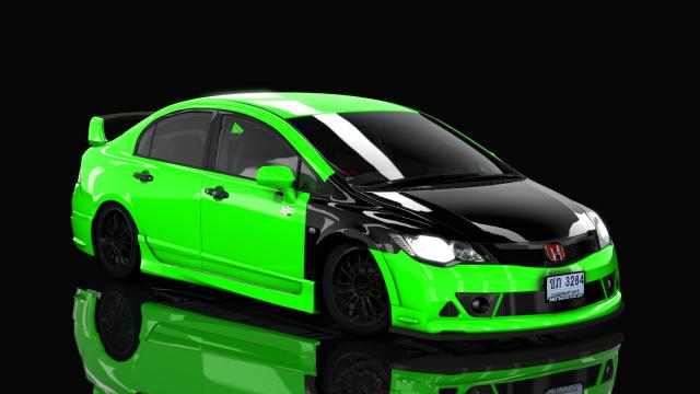 HOTHEAD21 Honda Civic FD Mugen для Assetto Corsa