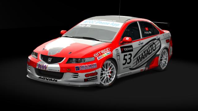 Honda Accord WTCC для Assetto Corsa