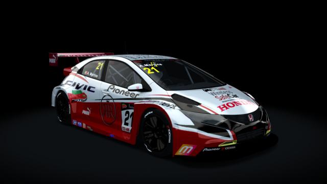 Honda Civic WTCC TC1 для Assetto Corsa