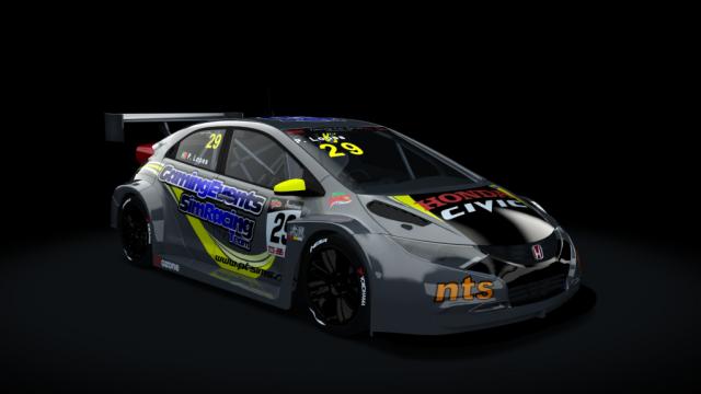 Honda Civic WTCC TC1 для Assetto Corsa