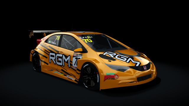 Honda Civic WTCC TC1 для Assetto Corsa