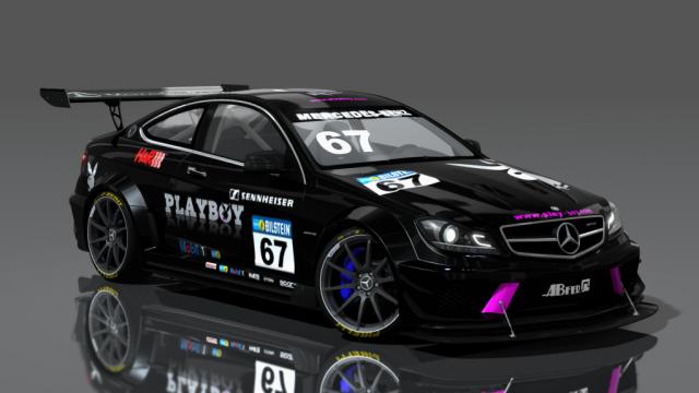 Mercedes-Benz C63 Cup для Assetto Corsa