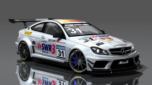 Mercedes-Benz C63 Cup для Assetto Corsa