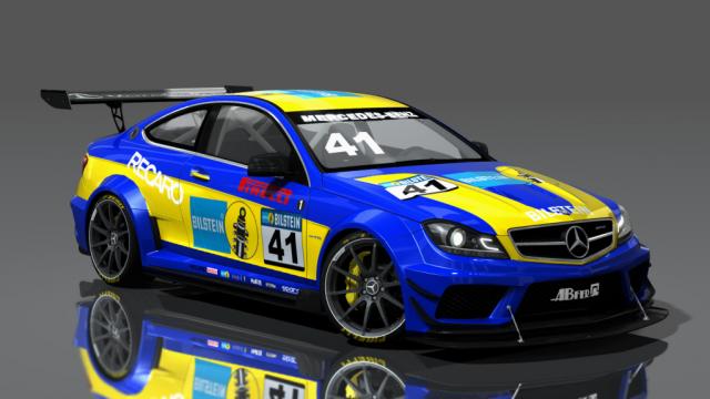 Mercedes-Benz C63 Cup для Assetto Corsa