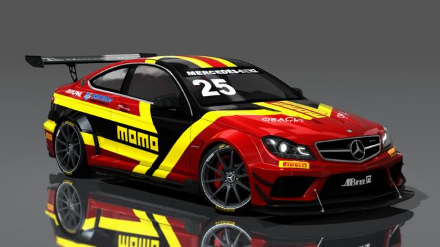 Mercedes-Benz C63 Cup для Assetto Corsa