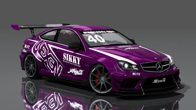 Mercedes-Benz C63 Cup для Assetto Corsa