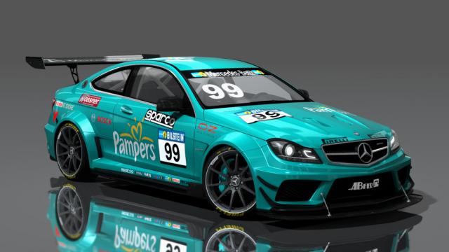 Mercedes-Benz C63 Cup для Assetto Corsa