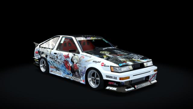 Toyota Corolla Levin AE86 GT-APEX Drift для Assetto Corsa