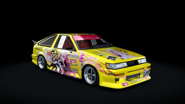 Toyota Corolla Levin AE86 GT-APEX Drift для Assetto Corsa