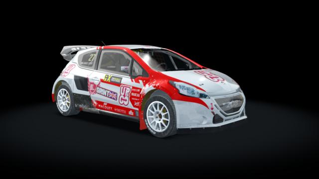 Peugeot 208 T16 Rallycross для Assetto Corsa