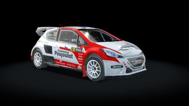 Peugeot 208 T16 Rallycross для Assetto Corsa