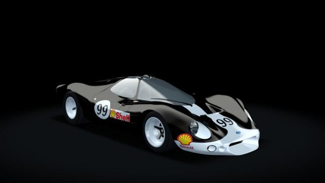 Ford F3L P68 1968 для Assetto Corsa