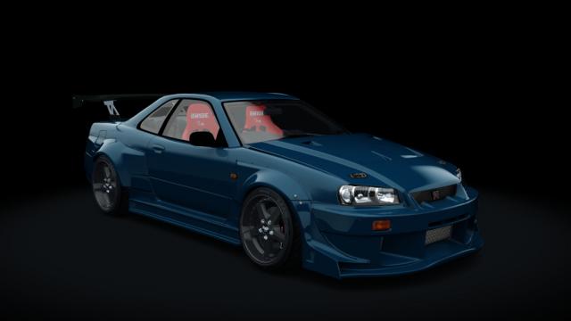 Nissan Skyline R34 Drift v2.0 для Assetto Corsa