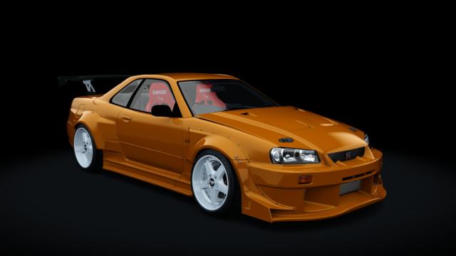 Nissan Skyline R34 Drift v2.0 для Assetto Corsa