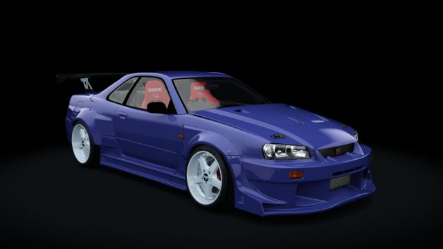 Nissan Skyline R34 Drift v2.0 для Assetto Corsa