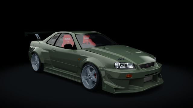 Nissan Skyline R34 Drift v2.0 для Assetto Corsa