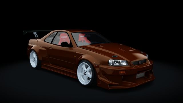 Nissan Skyline R34 Drift v2.0 для Assetto Corsa