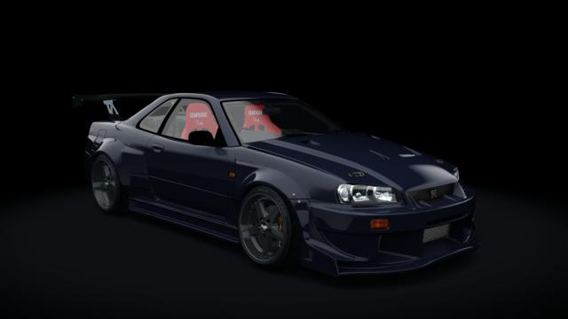 Nissan Skyline R34 Drift v2.0 для Assetto Corsa