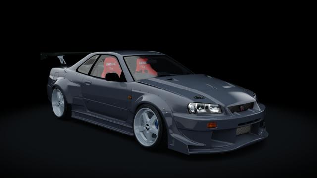 Nissan Skyline R34 Drift v2.0 для Assetto Corsa