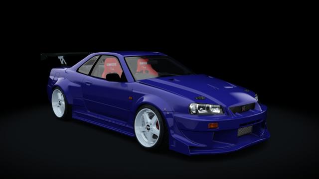 Nissan Skyline R34 Drift v2.0 для Assetto Corsa