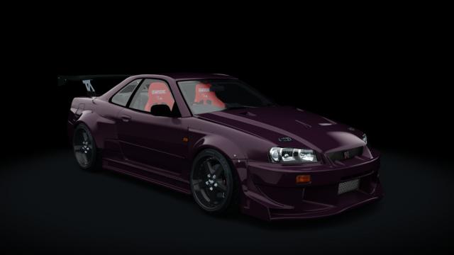 Nissan Skyline R34 Drift v2.0 для Assetto Corsa