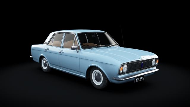 Ford Cortina Mk2 440 (4-door) V2 для Assetto Corsa