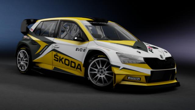 Skoda Fabia R5 DTRi Evo 3 для Assetto Corsa