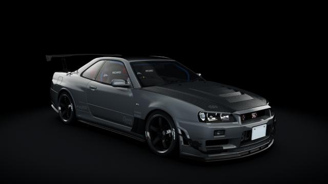 Nissan Skyline GTR R34 Single Turbo Strider.Sp | Redd Tuned для Assetto Corsa
