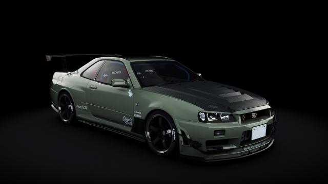 Nissan Skyline GTR R34 Single Turbo Strider.Sp | Redd Tuned для Assetto Corsa