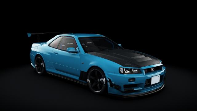 Nissan Skyline GTR R34 Single Turbo Strider.Sp | Redd Tuned для Assetto Corsa