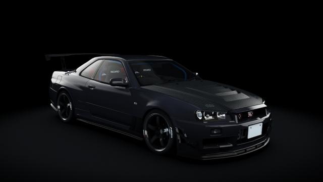 Nissan Skyline GTR R34 Single Turbo Strider.Sp | Redd Tuned для Assetto Corsa