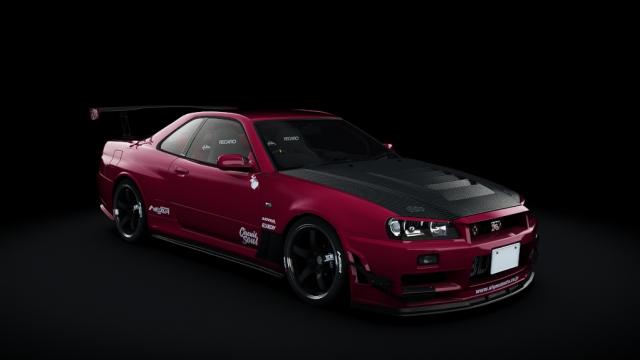 Nissan Skyline GTR R34 Single Turbo Strider.Sp | Redd Tuned для Assetto Corsa